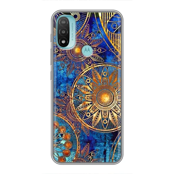 Чехол с рисунком «Золотые узоры» для Motorola MOTO E40 Чехол с рисунком «Золотые узоры» для Motorola MOTO E40