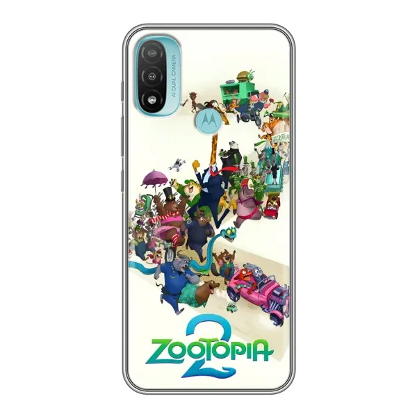 Чехол с рисунком «Зоотрополис логотип» для Motorola MOTO E40 Чехол с рисунком «Зоотрополис логотип» для Motorola MOTO E40