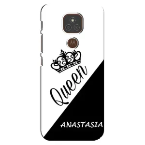 Именные Женские Чехлы для Motorola MOTO E7 Plus (ANASTASIYA)
