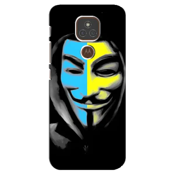 Чехол с рисунком «Анонимус патриот» для Motorola MOTO E7 Plus Чехол с рисунком «Анонимус патриот» для Motorola MOTO E7 Plus