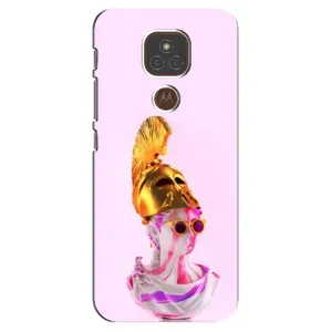 Чохол з Прикольним Принтом на Motorola MOTO E7 Plus (АРТ Статуя)