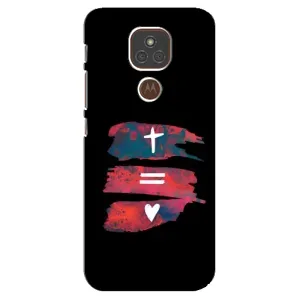 Чехлы для Motorola MOTO E7 Plus (Для Христиан) (Атрибутика)