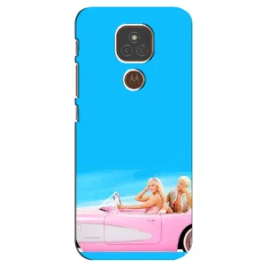 Силіконовый Чохол Барбі фільм на Motorola MOTO E7 Plus (Барбі і Кен)