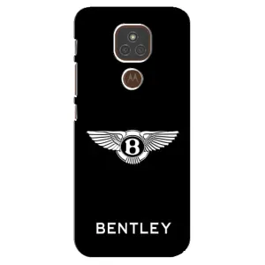 Чехлы с тематикой "Крутые машины" на Motorola MOTO E7 Plus (Logo Bentley)