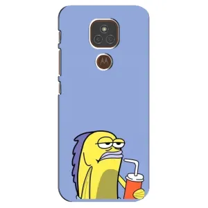 Чехол с рисунком «Безразличие» для Motorola MOTO E7 Plus