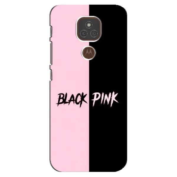 Чехол с рисунком «BLACK PINK» для Motorola MOTO E7 Plus