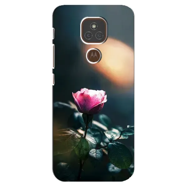 Чехол с рисунком «Цветок ночной» для Motorola MOTO E7 Plus Чехол с рисунком «Цветок ночной» для Motorola MOTO E7 Plus