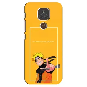 Чохли з принтом НАРУТО на Motorola MOTO E7 Plus (Даттебайо)