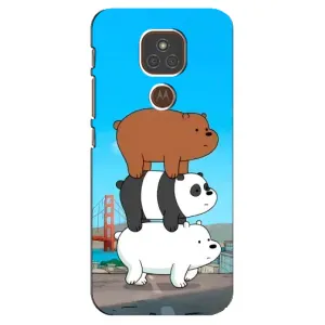 Чохли з Пандами на Motorola MOTO E7 Plus (Друзі)