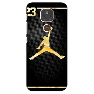 Силіконовый Чохол Nike Air Jordan на Моторола Мото Е7 Плюс (Джордан 23)