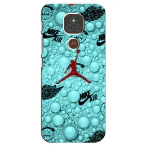 Силіконовый Чохол Nike Air Jordan на Моторола Мото Е7 Плюс (Джордан Найк)