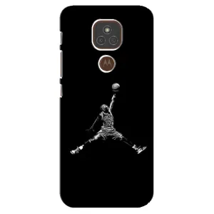 Силіконовый Чохол Nike Air Jordan на Моторола Мото Е7 Плюс (Джордан)