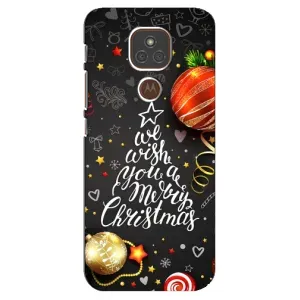 Чехол Новогодняя Елка на Motorola MOTO E7 Plus (Елочка)