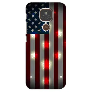 Чохол Прапор USA для Motorola MOTO E7 Plus (Прапор США 2)