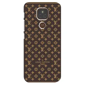 Чохол Стиль Louis Vuitton на Motorola MOTO E7 Plus (Фон Луі Віттон)