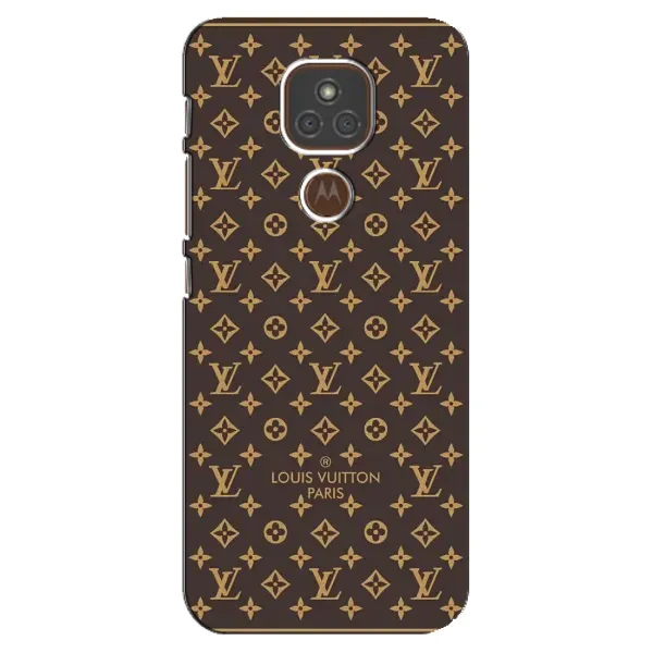 Чехол с рисунком «Фон Луи Виттон» для Motorola MOTO E7 Plus