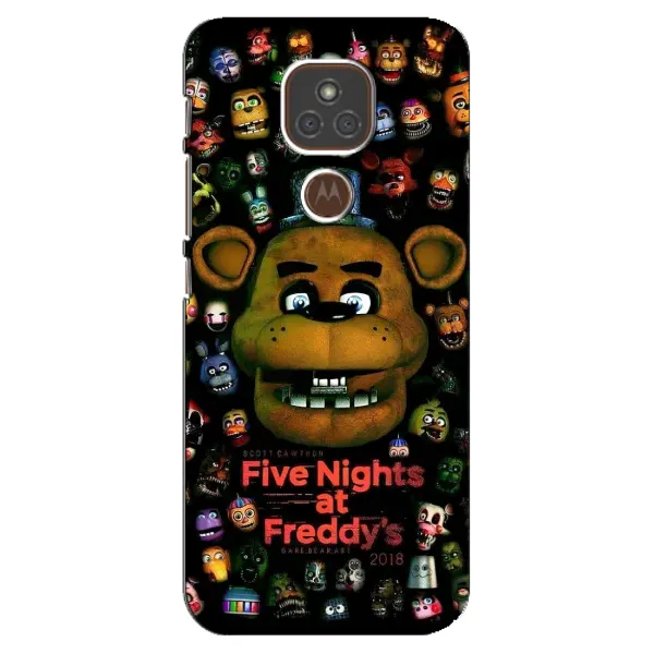 Чехол с рисунком «Freddy» для Motorola MOTO E7 Plus