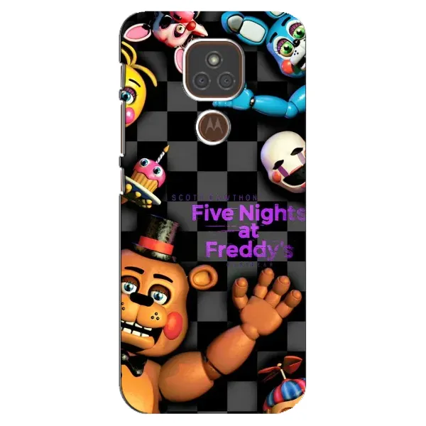 Чехол с рисунком «Freddy's» для Motorola MOTO E7 Plus