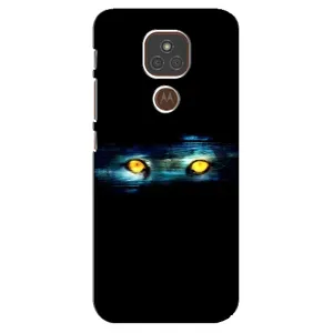 Чохли з зображенням різних тварин на Motorola MOTO E7 Plus (Очі)