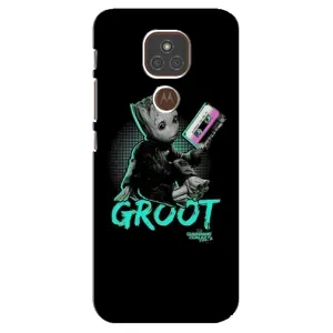Чехол Супергерои Марвел на Моторола Мото Е7 Плюс (Groot)