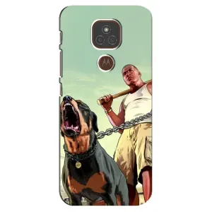 Чехол с рисунком «GTA» для Motorola MOTO E7 Plus