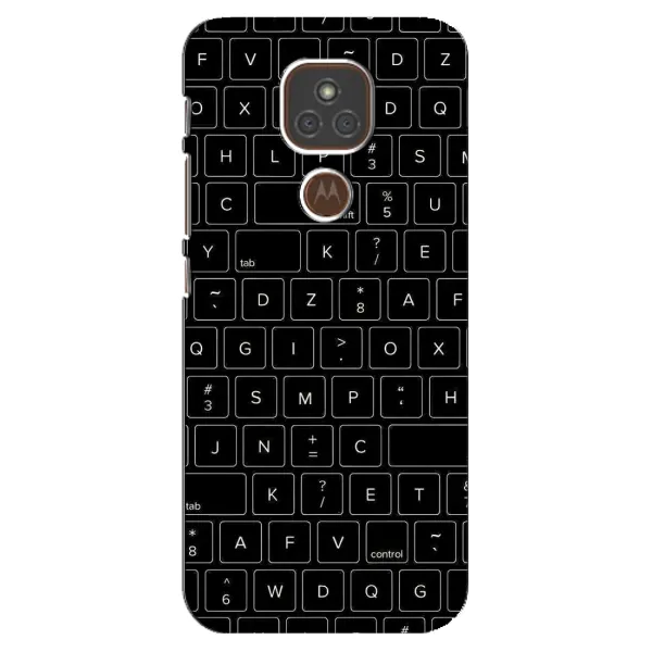 Чехол с рисунком «Клавиатура» для Motorola MOTO E7 Plus Чехол с рисунком «Клавиатура» для Motorola MOTO E7 Plus