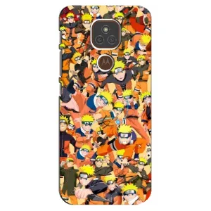 Чохли з принтом НАРУТО на Motorola MOTO E7 Plus (Коллаж Наруто)