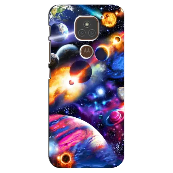 Чехол с рисунком «Космический мир» для Motorola MOTO E7 Plus Чехол с рисунком «Космический мир» для Motorola MOTO E7 Plus