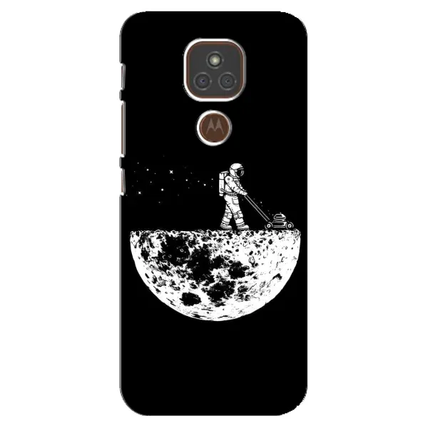 Чехол с рисунком «Космонавт» для Motorola MOTO E7 Plus