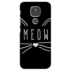Бампер з зображенням Котиків для Моторола Мото Е7 Плюс (КОТИК MEOW)