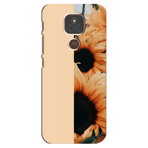Чехол с рисунком «Красивые подсолнухи» для Motorola MOTO E7 Plus Чехол с рисунком «Красивые подсолнухи» для Motorola MOTO E7 Plus