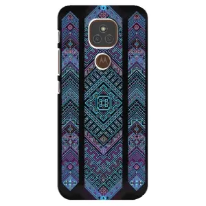 Силиконовый Чехол на Motorola MOTO E7 Plus (Крутой орнамент)