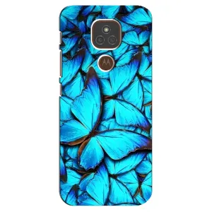 Силіконовий бампер з картинкою звірів для Motorola MOTO E7 Plus (Крила метеликів)