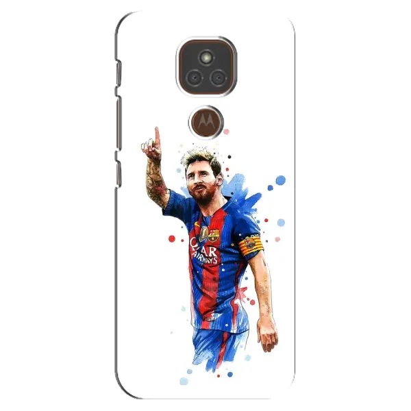 Чехол с рисунком «Leo Messi» для Motorola MOTO E7 Plus