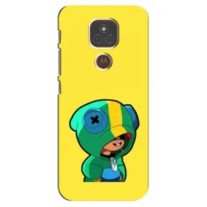 Чохол Бравл Старс для Motorola MOTO E7 Plus (Леон (LEON))