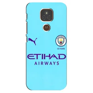 Силиконовые Чехлы принт Футбол на Motorola MOTO E7 Plus (Man City)