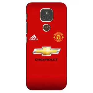 Силиконовые Чехлы принт Футбол на Motorola MOTO E7 Plus (Man United)