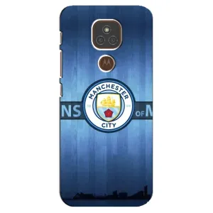 Силиконовые Чехлы принт Футбол на Motorola MOTO E7 Plus (ManCity)