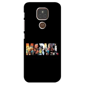 Силиконовый Чехол для Motorola MOTO E7 Plus (MARVEL)