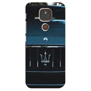 Чехлы с тематикой "Крутые машины" на Motorola MOTO E7 Plus (Maserati auto)