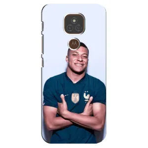 Чохол (TPU) з Футболістом на Motorola MOTO E7 Plus (Мбаппешичка)
