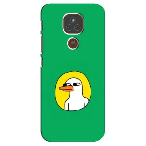 Чехол с рисунком «Мем Утка» для Motorola MOTO E7 Plus