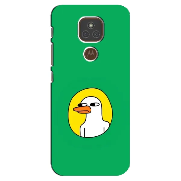 Чехол с рисунком «Мем Утка» для Motorola MOTO E7 Plus Чехол с рисунком «Мем Утка» для Motorola MOTO E7 Plus
