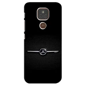 Силиконовый бампер с картинкой машины на Motorola MOTO E7 Plus (Mercedes)