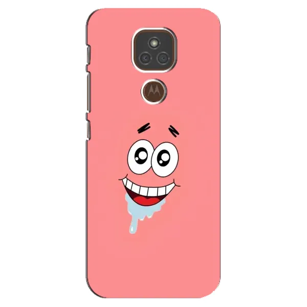 Чехол с рисунком «Мордочка Патрика» для Motorola MOTO E7 Plus