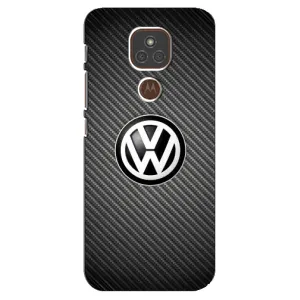 Чехол "Фольксваген" для Motorola MOTO E7 Plus (На карбоне)