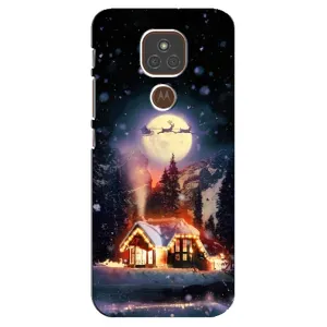 Чехлы на Новый Год Motorola MOTO E7 Plus (Настроение зимнее)