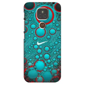Силіконовый Чохол на Motorola MOTO E7 Plus з картинкою НАЙК (Найк зелений)