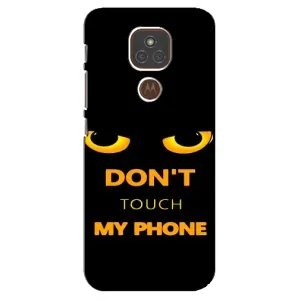 Чохол з Прикольним Принтом на Motorola MOTO E7 Plus (Не чіпай мій телефон)