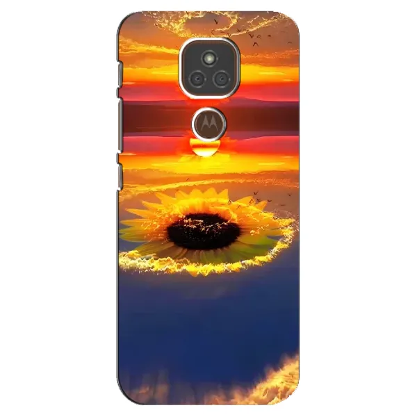 Чехол с рисунком «Небо подсолнух» для Motorola MOTO E7 Plus Чехол с рисунком «Небо подсолнух» для Motorola MOTO E7 Plus